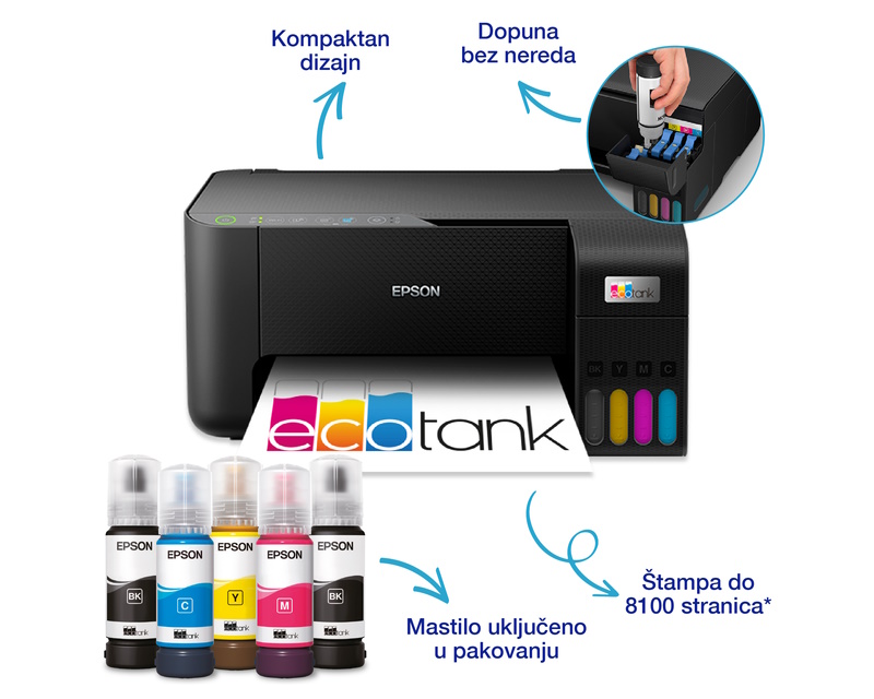 L3270 EcoTank ITS wireless multifunkcijski inkjet štampač